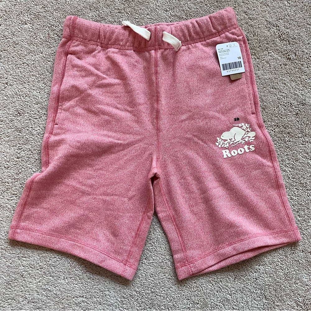 NEW Roots Pink Shorts 10 years